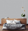 Gray Geometric Pattern Wallpaper