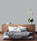 Gray Geometric Pattern Wallpaper