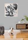 Gray Geometric Pattern Wallpaper