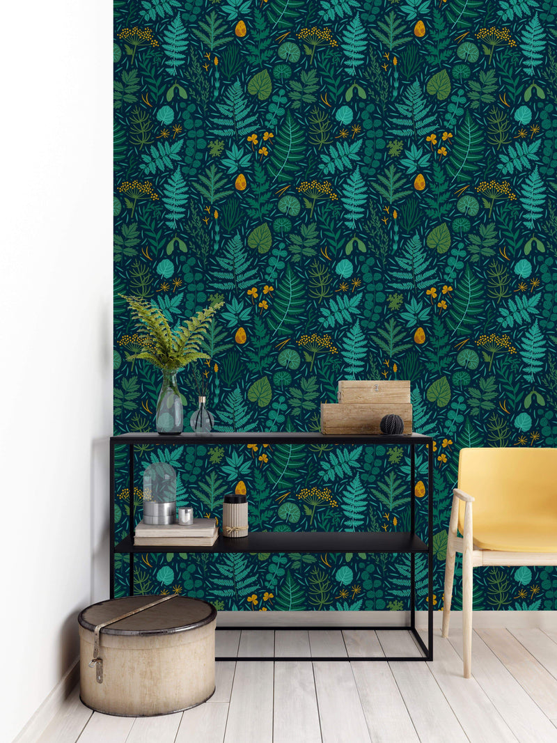 Green Clover Leaves Wallpaper