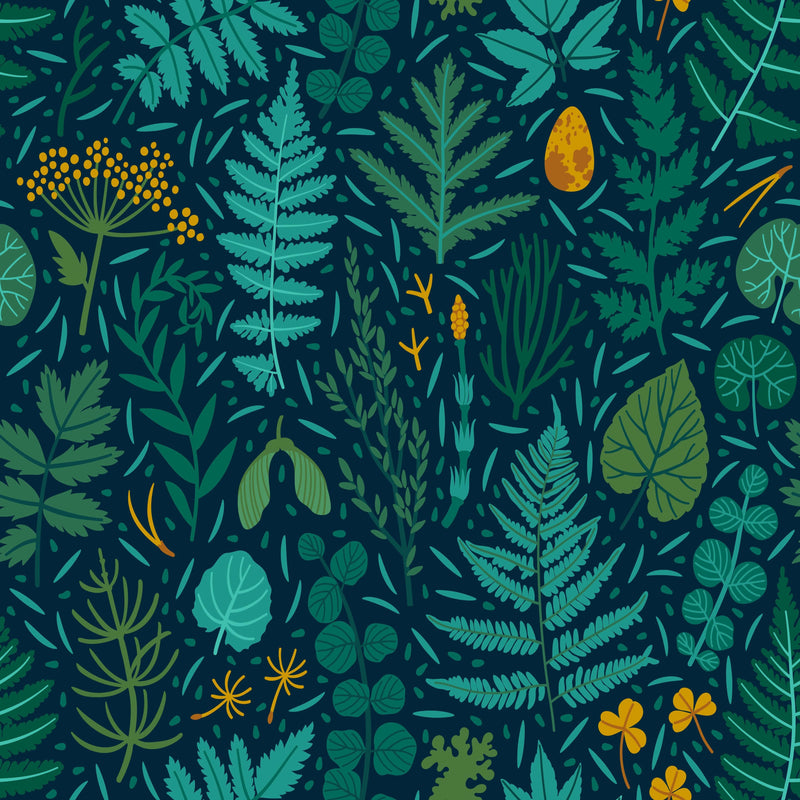 Green Clover Leaves Wallpaper
