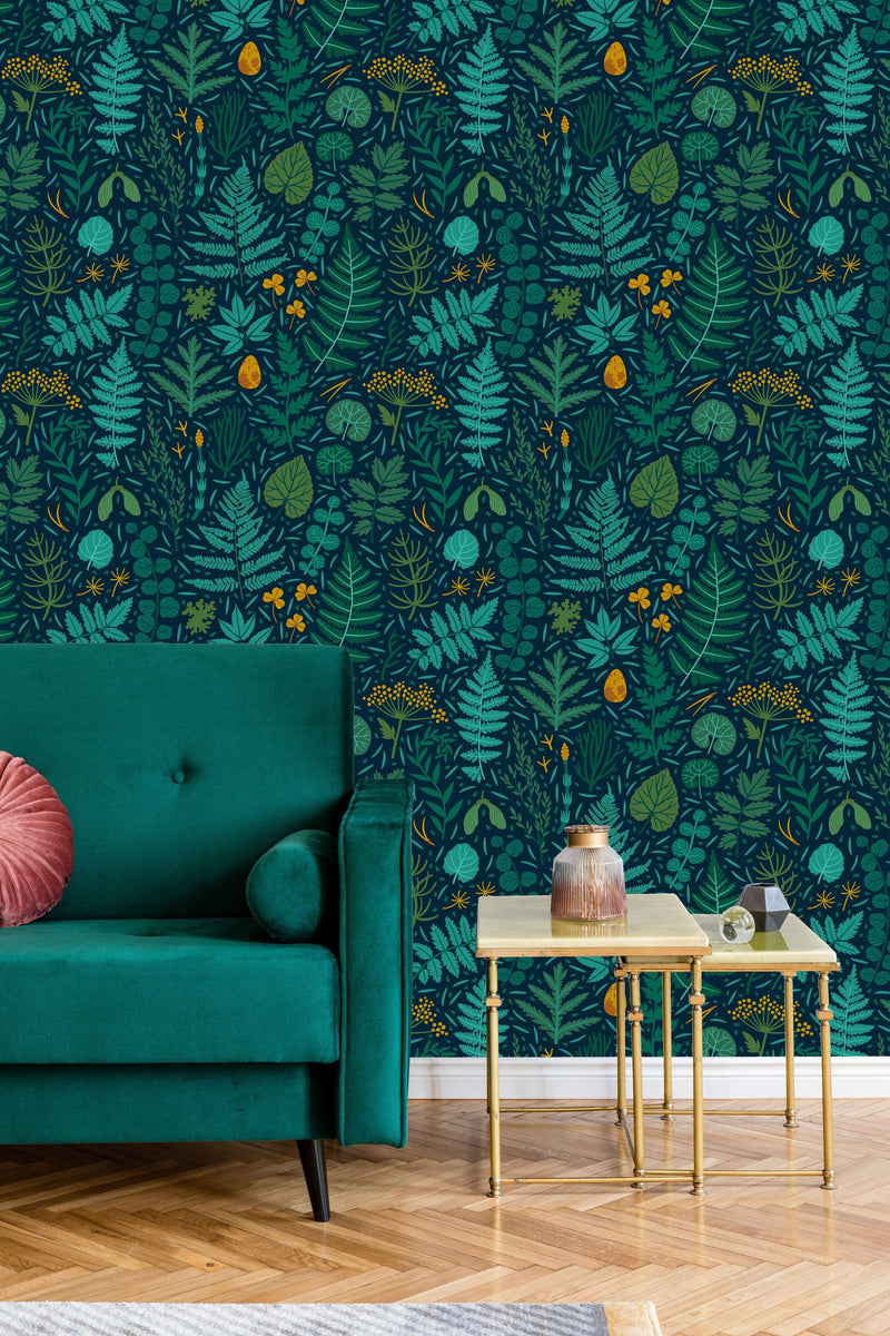 Green Clover Leaves Wallpaper