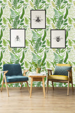 Green Leafy Wallpaper