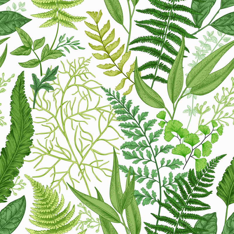 Green Leafy Wallpaper