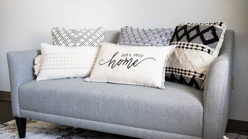 Linear Dotted Decorative Pillow