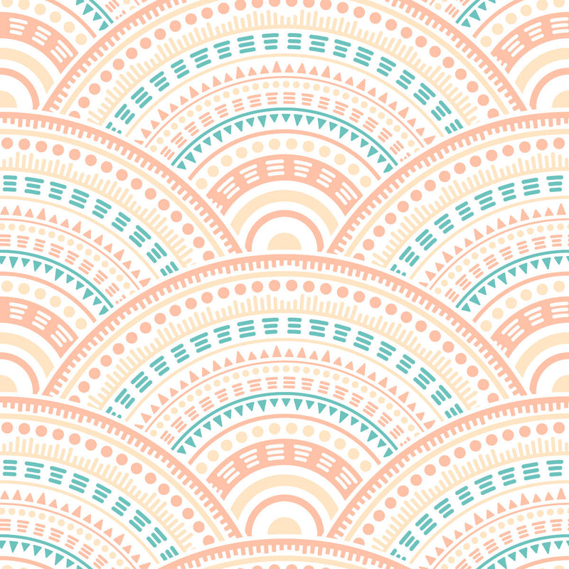 Pastel Color Pattern Wallpaper
