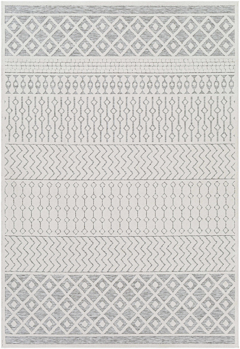 Asquith Embossed Neutral Area Rug - Clearance