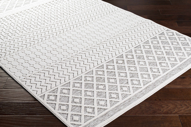 Asquith Embossed Neutral Area Rug - Clearance –