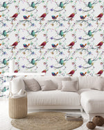 Birds and Butterflies Wallpaper