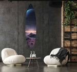 Planet Pattern Acrylic Surfboard Wall Art