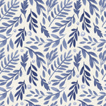 Hand Painted Leaves Wallpaper