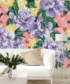Elegant Floral Contemporary Wallpaper