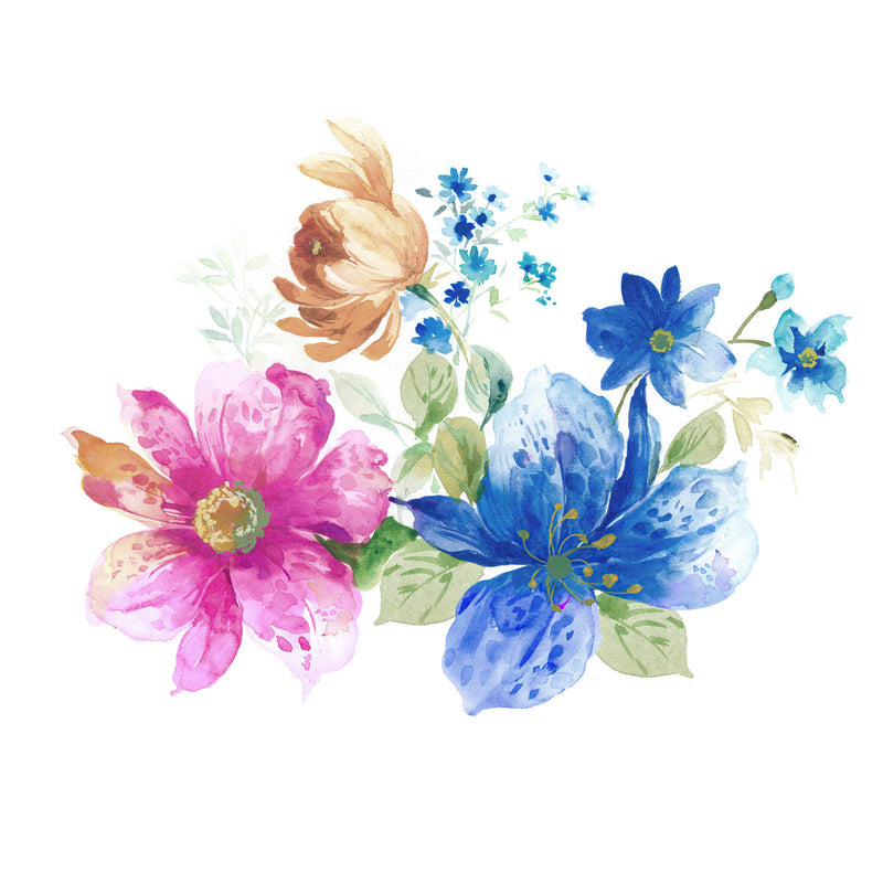 Multicolored Flowers Wallpaper