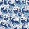 Blue Waves Wallpaper