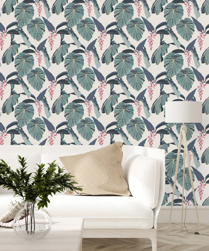 Large Leaves Wallpaper