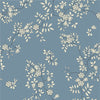 Contemporary Grey Floral Wallpaper Tasteful
