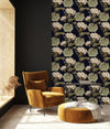 Black Vintage Wallpaper