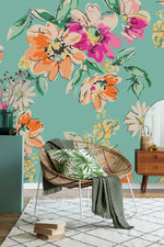 Contemporary Spring Little Flowers Wallpaper Fashionable Select