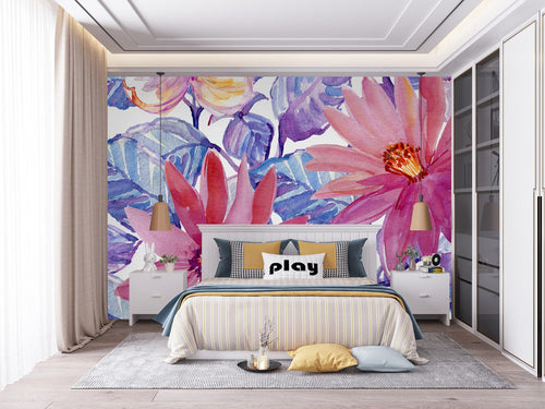 Watercolor Flowers Wallpaper
