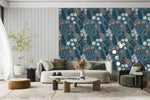 White and Orange Flowers Wallpaper