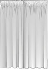 Rod Pocket Curtain Panels Pair in Anderson French Grey Buffalo Check Plaid