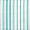 Tailored Tier Curtains in Farmhouse Aqua Blue Ticking Stripe