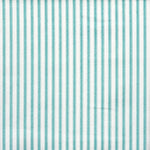 Tailored Tier Curtains in Farmhouse Aqua Blue Ticking Stripe