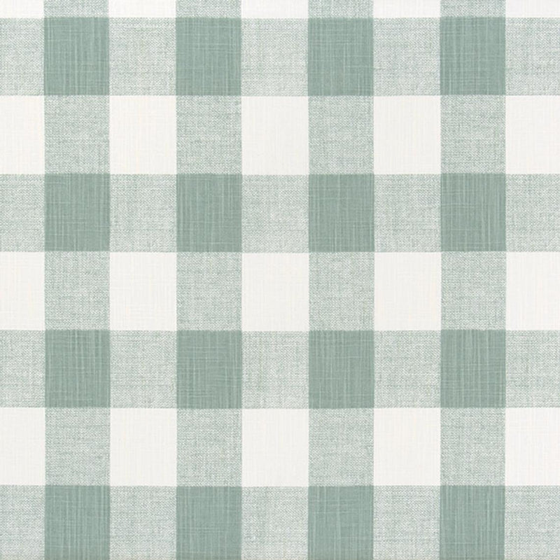 Round Tablecloth in Anderson Waterbury Spa Green Buffalo Check Plaid