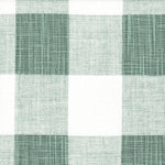 Gathered Bedskirt in  Anderson Waterbury Spa Green Buffalo Check Plaid