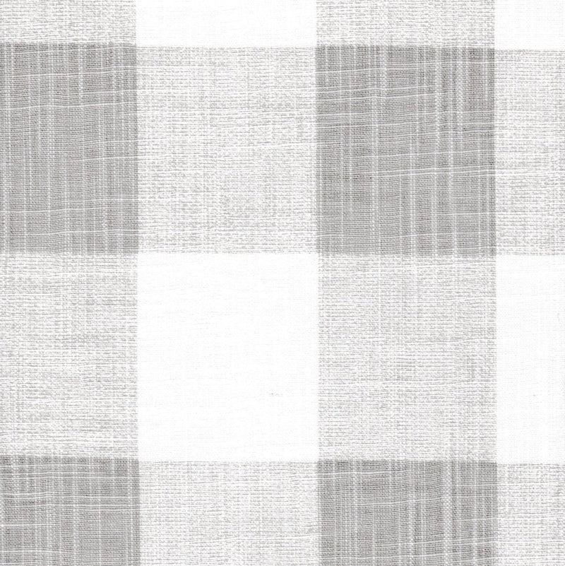 Gathered Bedskirt in Anderson French Grey Buffalo Check Plaid