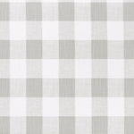 Rod Pocket Curtain Panels Pair in Anderson French Grey Buffalo Check Plaid