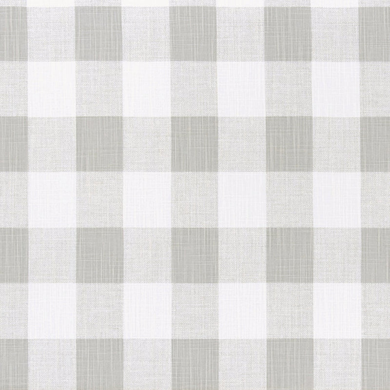 Rod Pocket Curtain Panels Pair in Anderson French Grey Buffalo Check Plaid