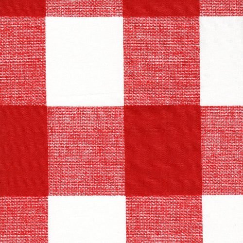 Round Tablecloth in Anderson Lipstick Red Buffalo Check Plaid