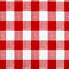 Round Tablecloth in Anderson Lipstick Red Buffalo Check Plaid