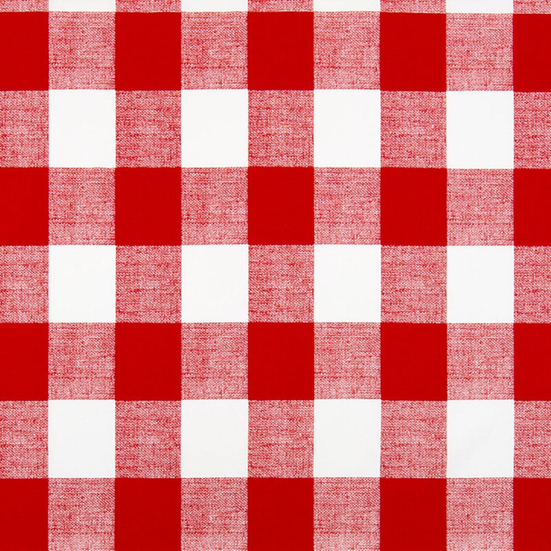 Round Tablecloth in Anderson Lipstick Red Buffalo Check Plaid