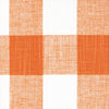 Shower Curtain in Anderson Monarch Orange Buffalo Check Plaid