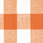Shower Curtain in Anderson Monarch Orange Buffalo Check Plaid
