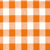Shower Curtain in Anderson Monarch Orange Buffalo Check Plaid