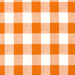 Shower Curtain in Anderson Monarch Orange Buffalo Check Plaid