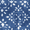 Tailored Bedskirt in Avila Prussian Blue Farmhouse Floral Lattice