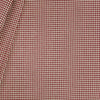 Gathered Bedskirt in Farmhouse Red Gingham Check on Beige