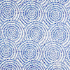 Shower Curtain in Cecil Commodore Blue Watercolor Dot Circular Geometric