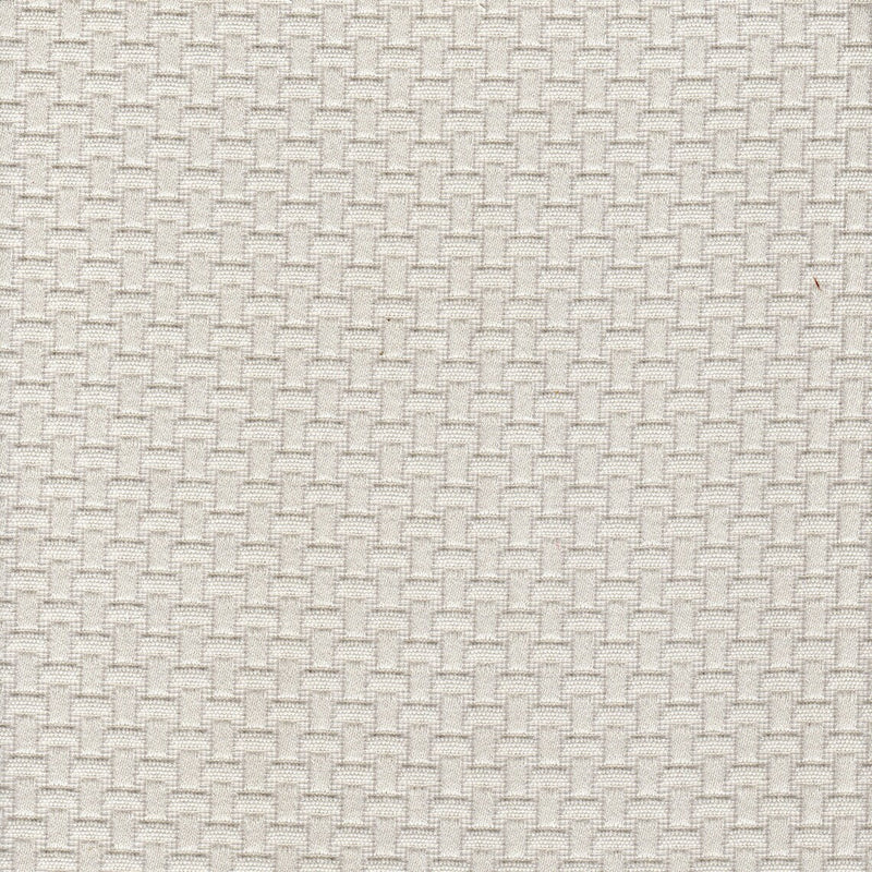 Gathered Bedskirt in Basketry Linen Beige Basket Weave Matelasse - Small Scale