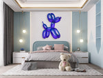 Printed Balloon Dog on Acrylic Modern Contemporary Art Wall Sculpture