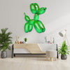 Printed Balloon Dog on Acrylic Modern Contemporary Art Wall Sculpture