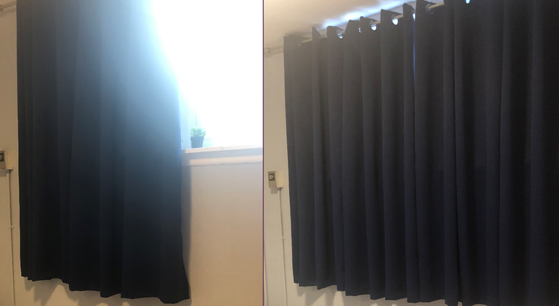 Insulated Grommet Blackout Window Curtain Panel Set