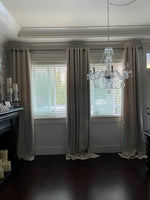 Insulated Grommet Blackout Window Curtain Panel Set