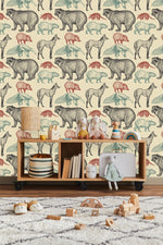 Stylish Exotic Animals Wallpaper Chic