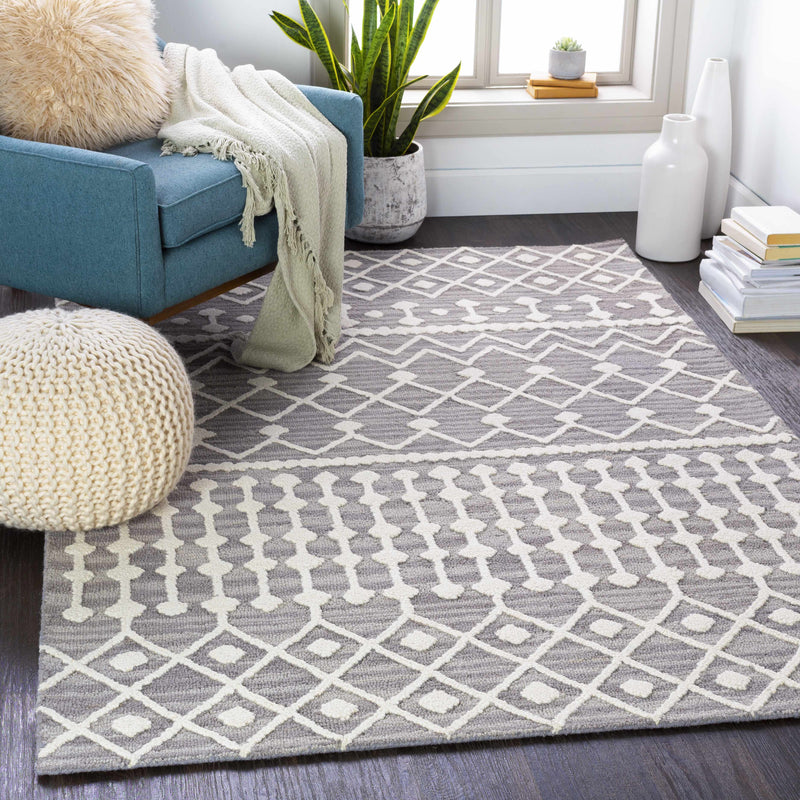 Tingalpa 9x12 Trellis Wool Rug - Clearance