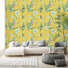 Yellow Wallpaper with Flowers